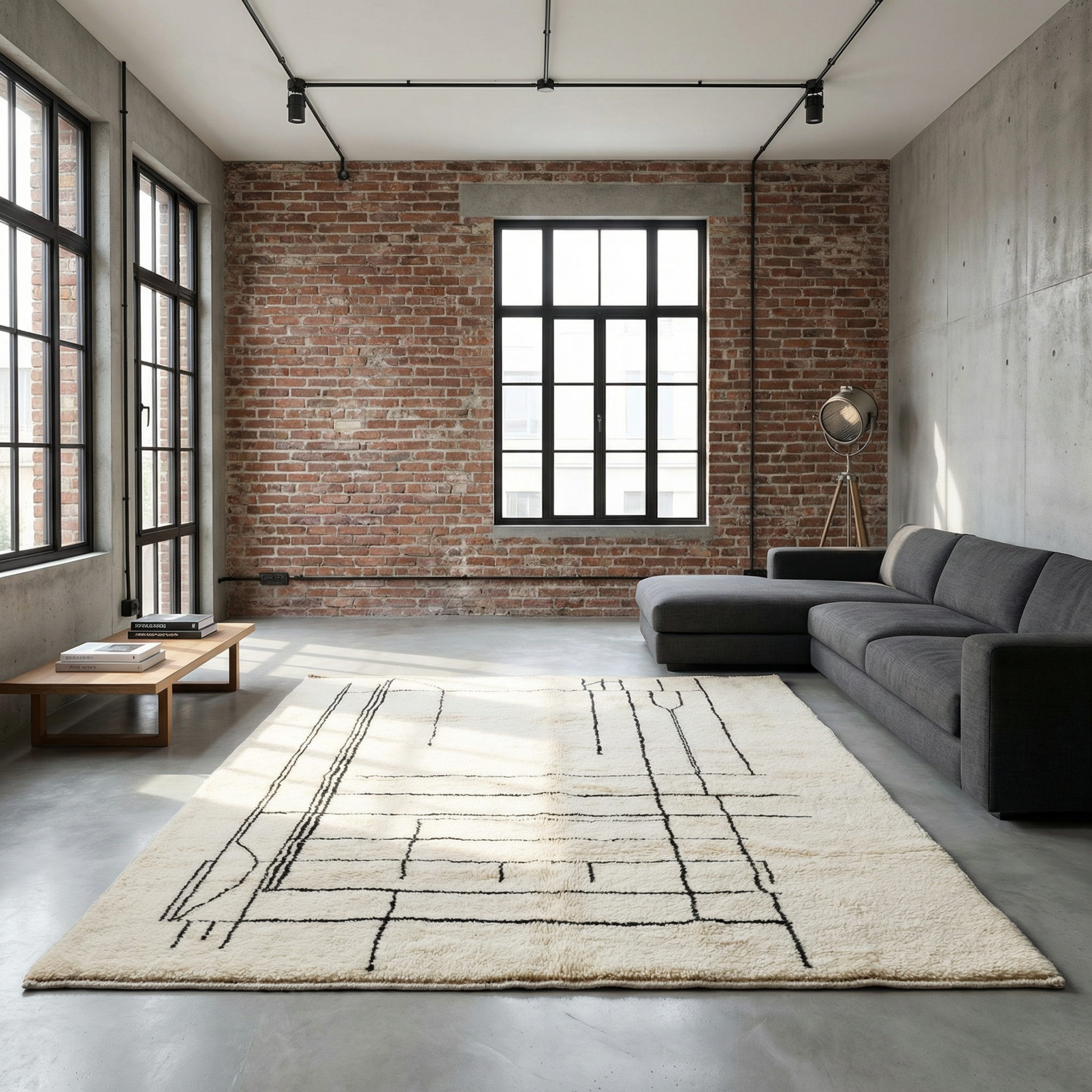 moroccan rug, original beni ourain