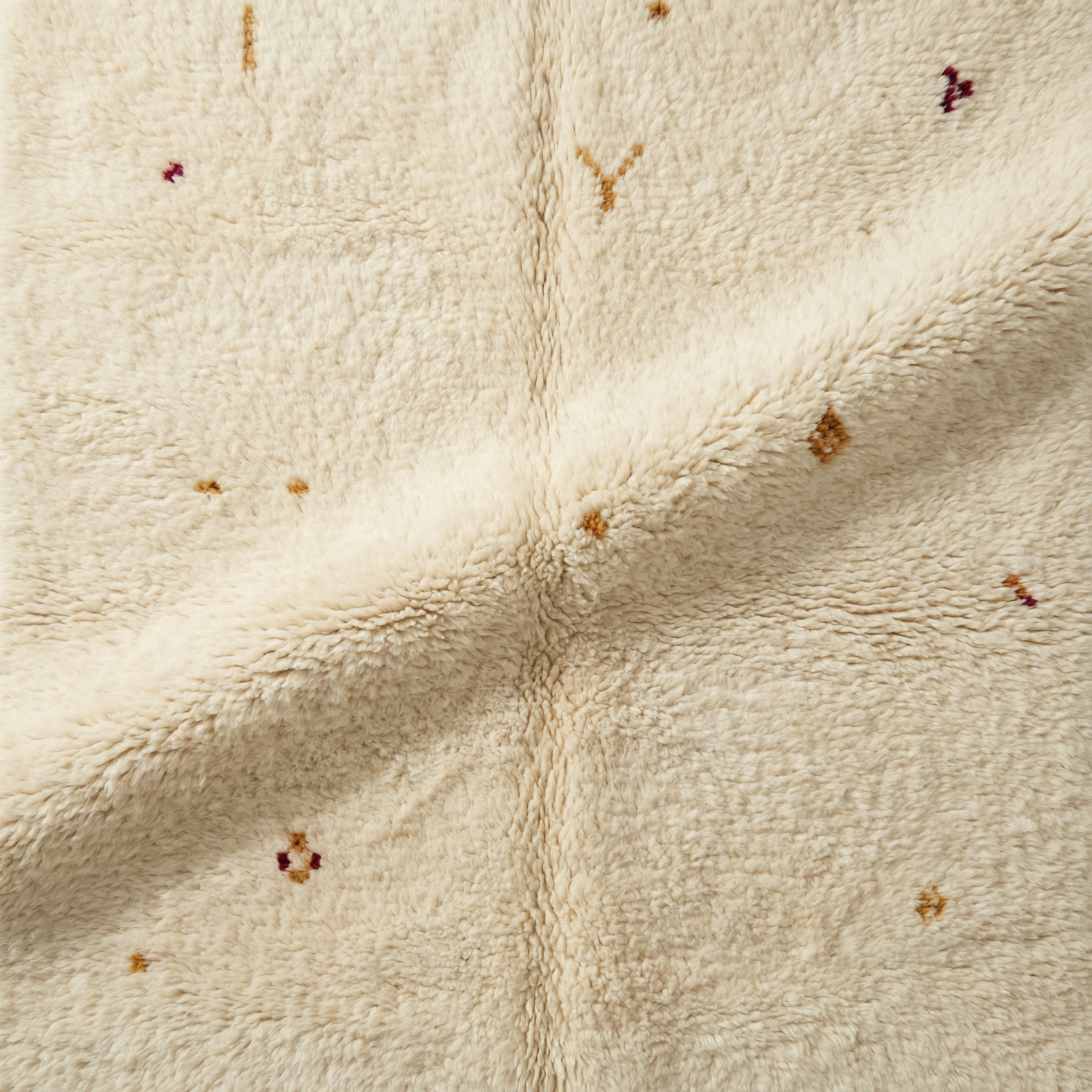 Black & White Beni Ourain With Berber Symbols