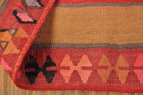 Alter Kelim Teppich  – 180 x 180 cm Unikat 13