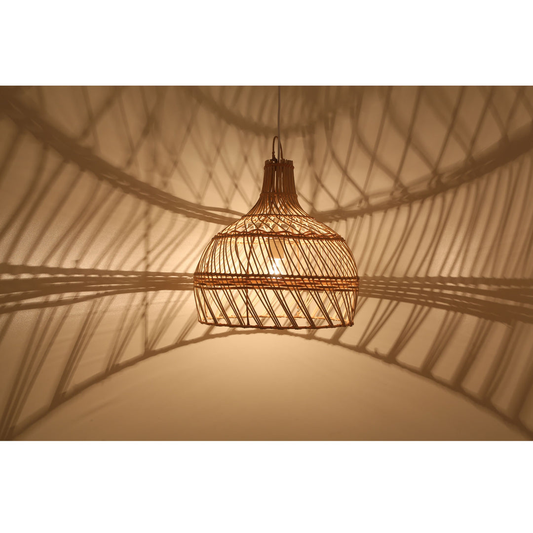 Lampenschirm Rattan Esszimmer 