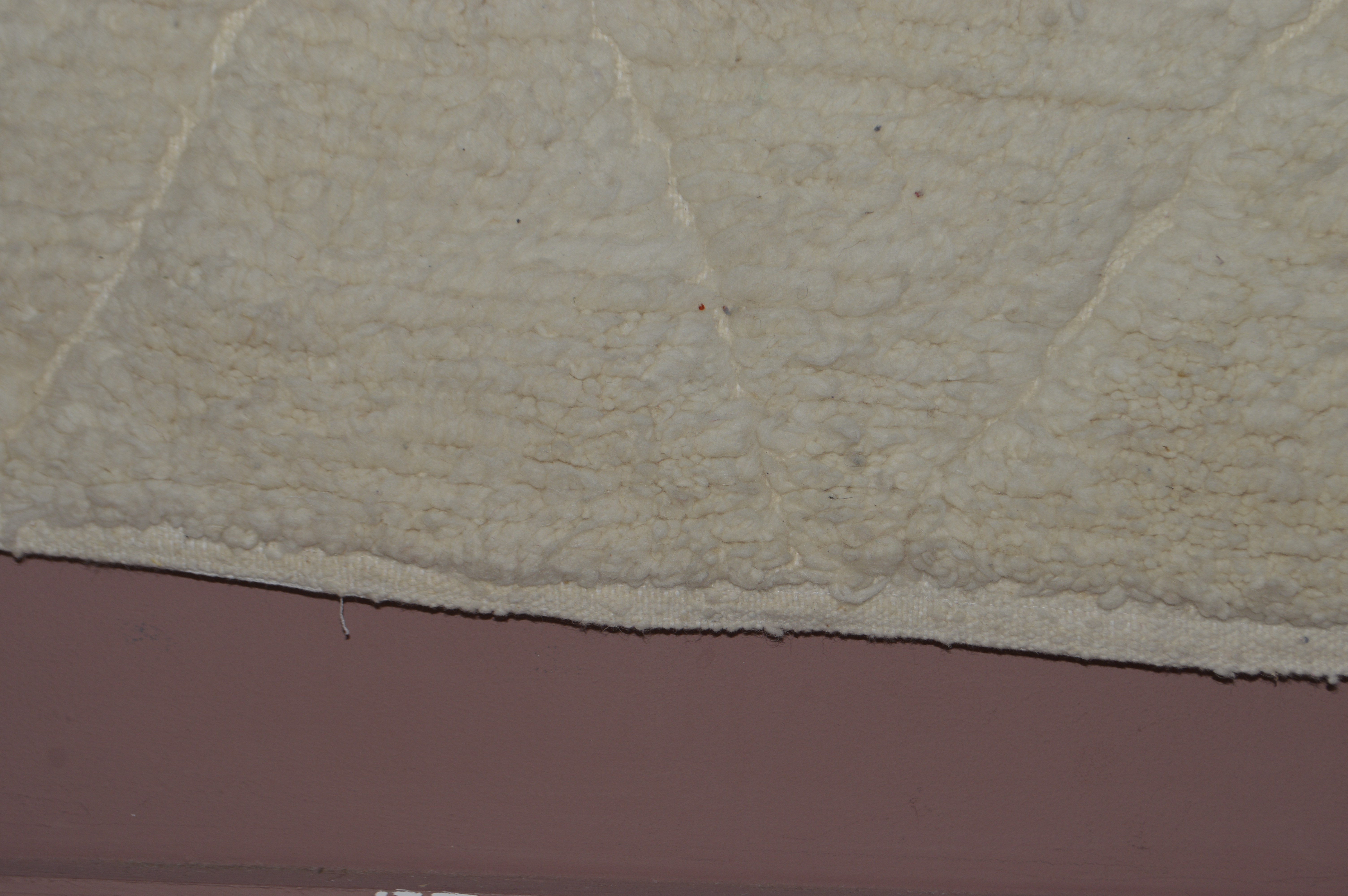 Tapis berbère –  tapis en laine blanc 