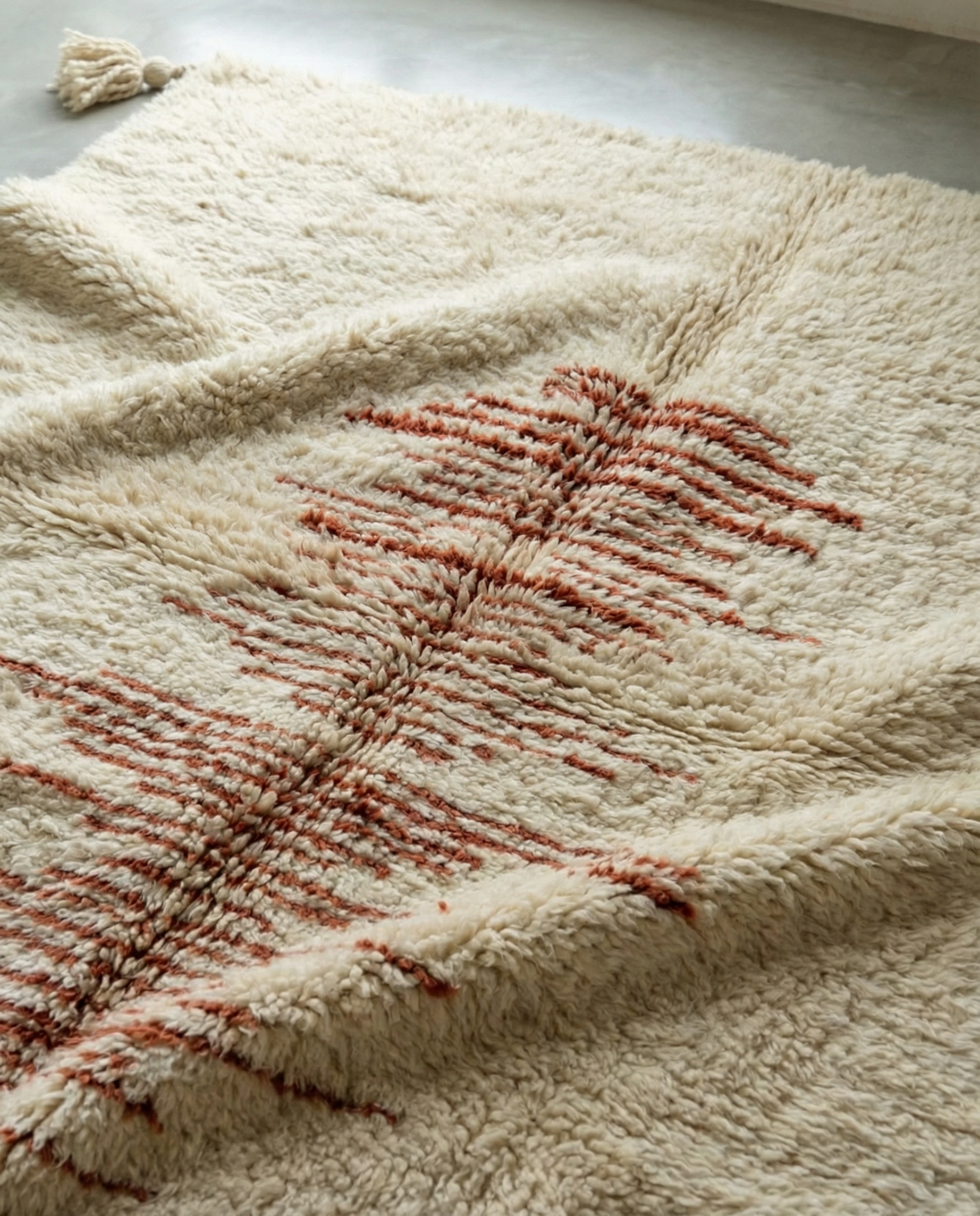 Desert Oasis - Modern Beni Ourain with Earthy Tones