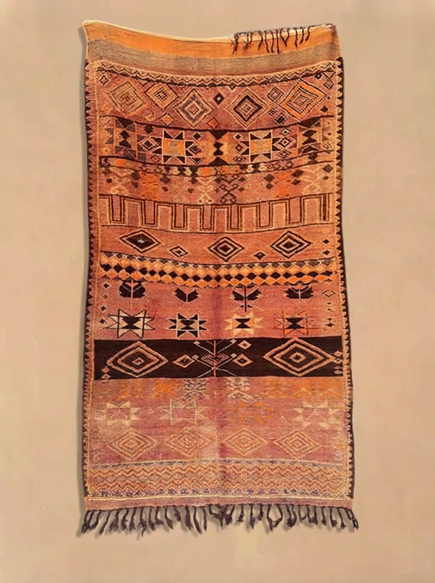 Alter Teppich   320 x 160 cm – Unikat  V30