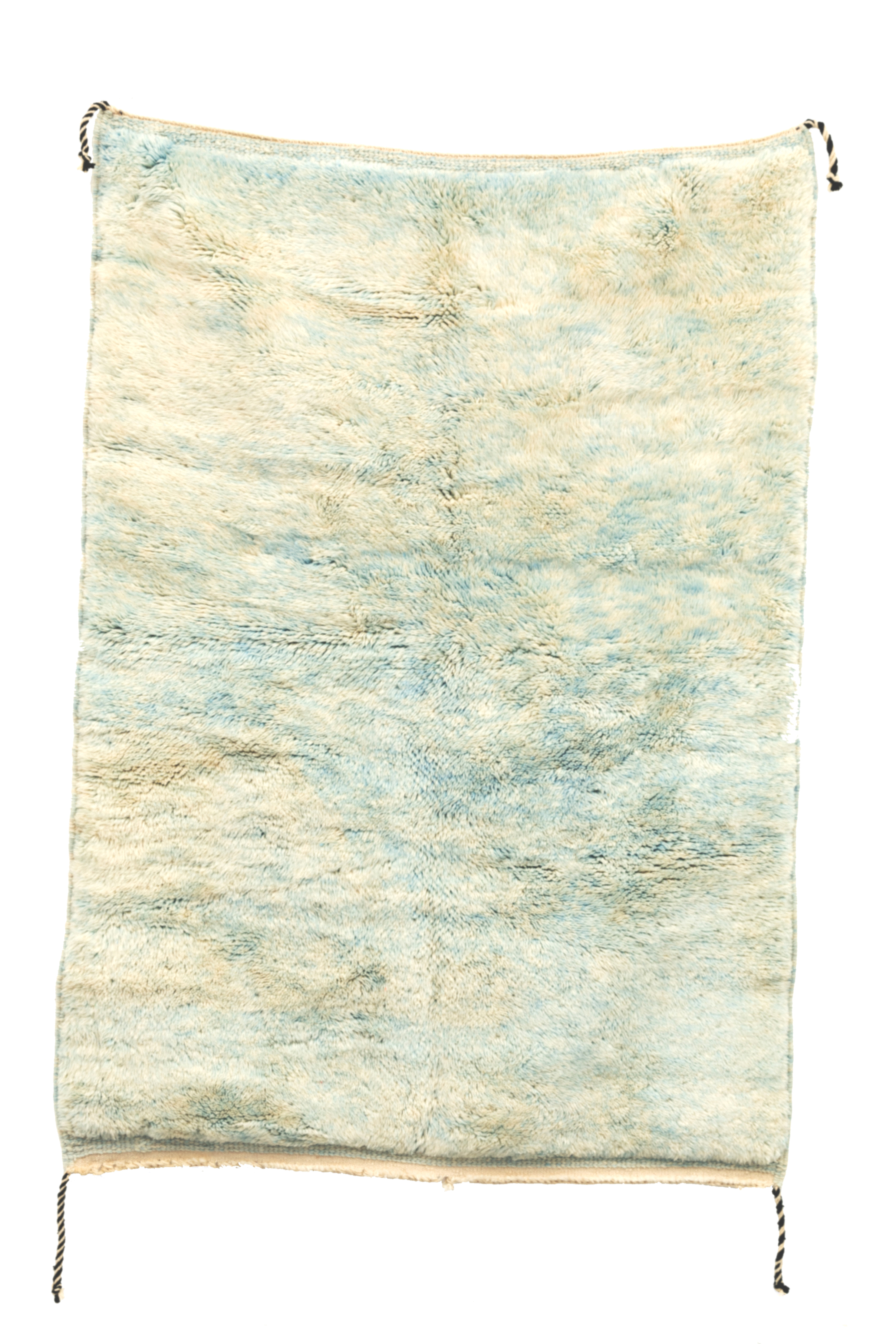 Blauer Berber Teppich aus Marokko nach Maß   