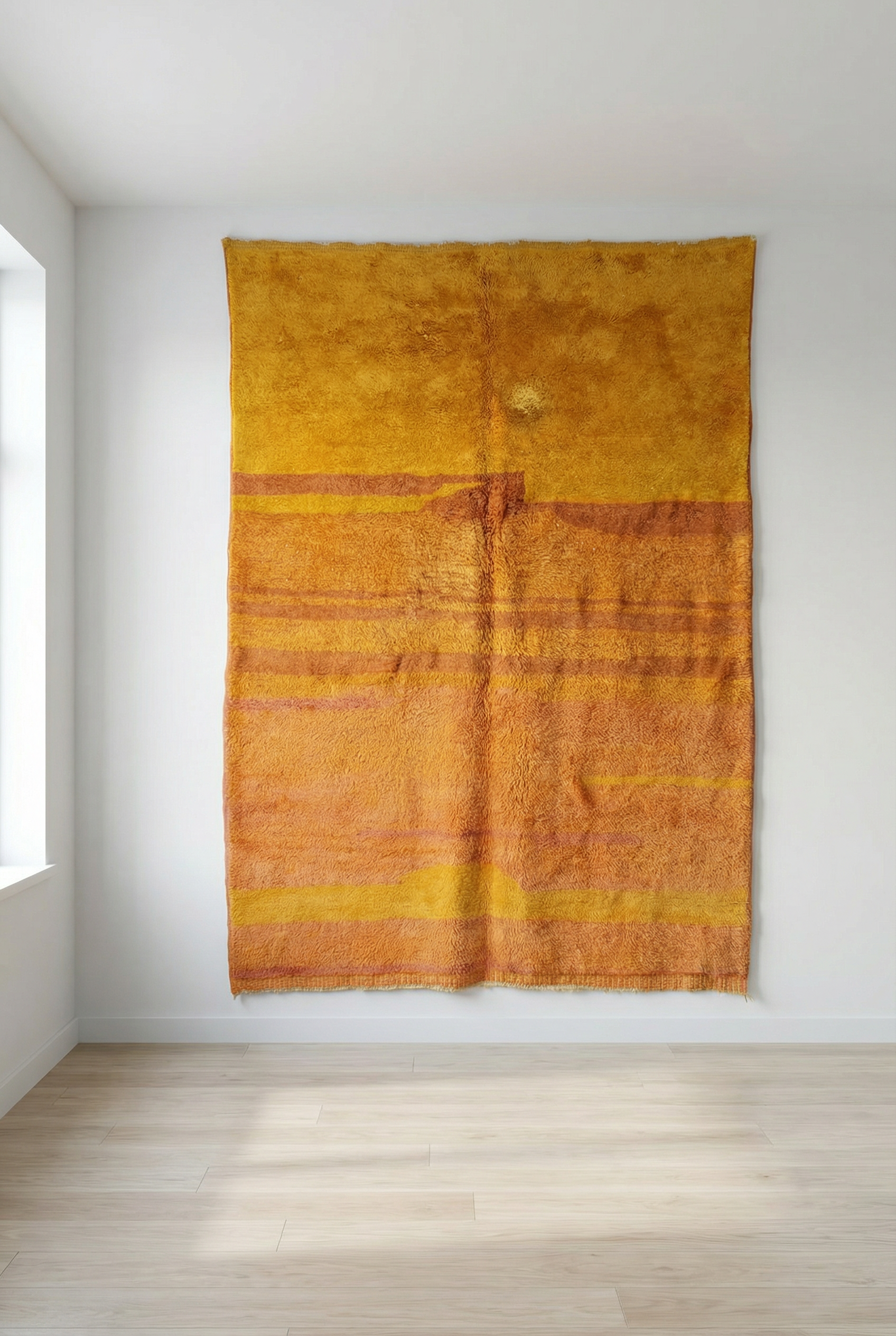  marokkanischer beni ourain Teppich  in Orange