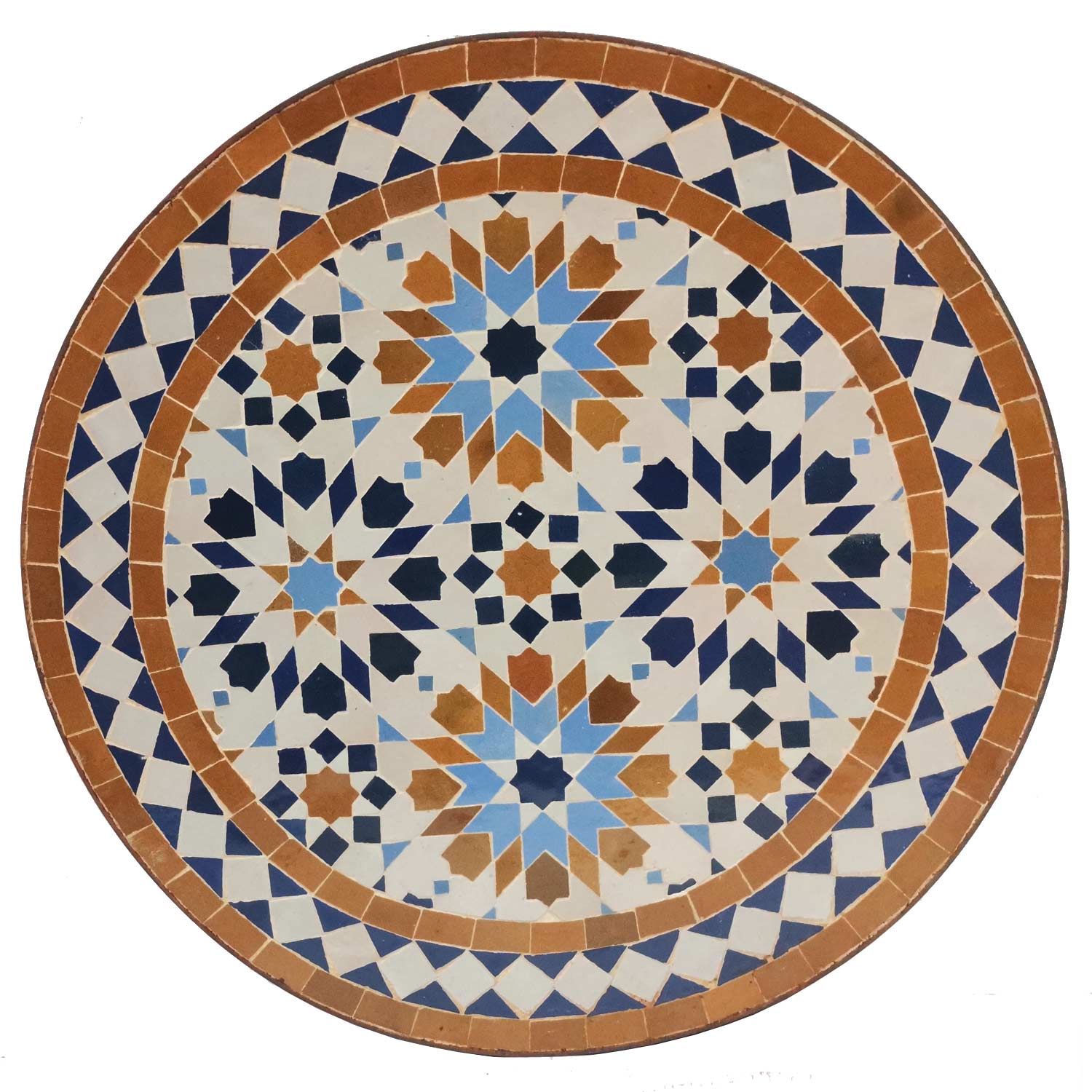 Runder Mosaiktisch Bunt  Ø 45 cm	  