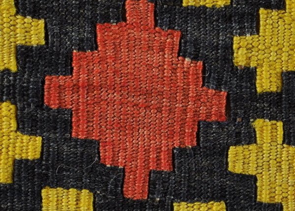 Vintage feiner Kelim Teppich  – 205 x 140 cm Unikat 15