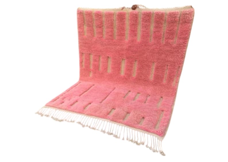 Moroccan Berber rug pink, berber Pink carpet handmade natural color rug, eco-friendly rug,8x10 ft rugs timeless wool rug, Mrirt rug Pink rug