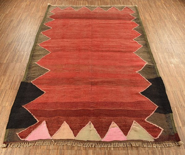 vintage  Kelim Teppich – 185 x 120 cm Unikat 2