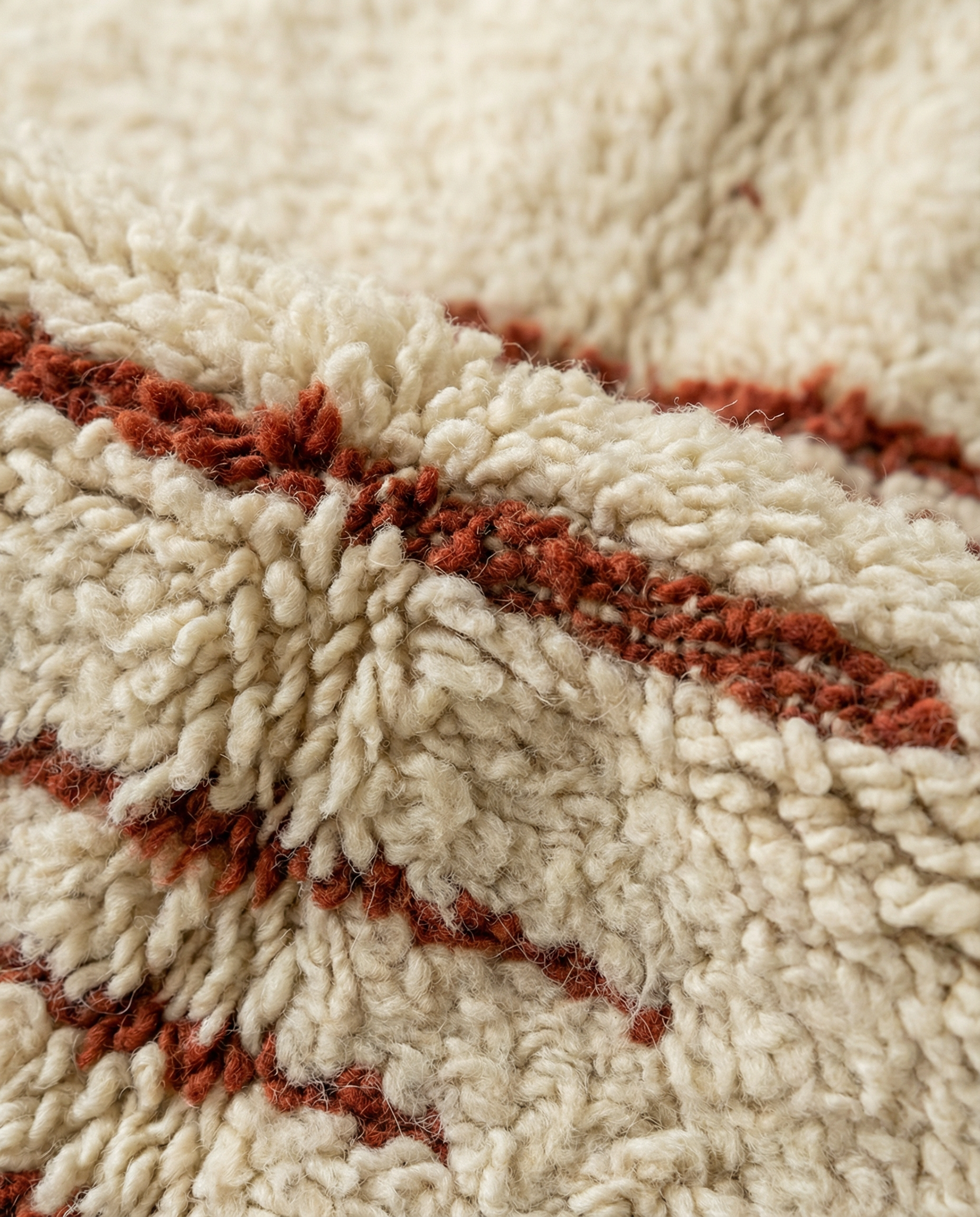 Desert Oasis - Modern Beni Ourain with Earthy Tones