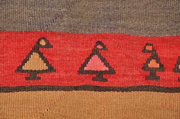 Alter Kelim Teppich  – 180 x 180 cm Unikat 13