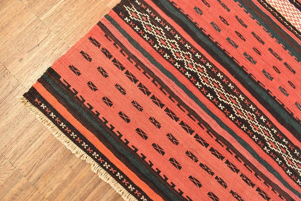 Kelim Teppich  – 120 x 117 cm Unikat 6