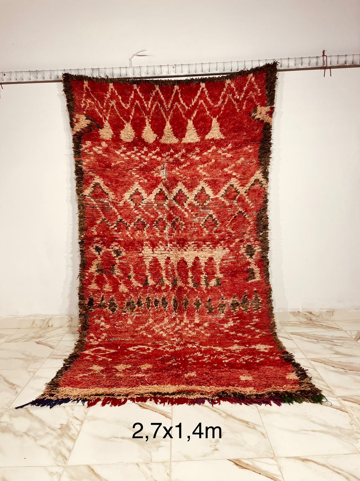 Vintage Berber Teppich – 270 x 140 cm  