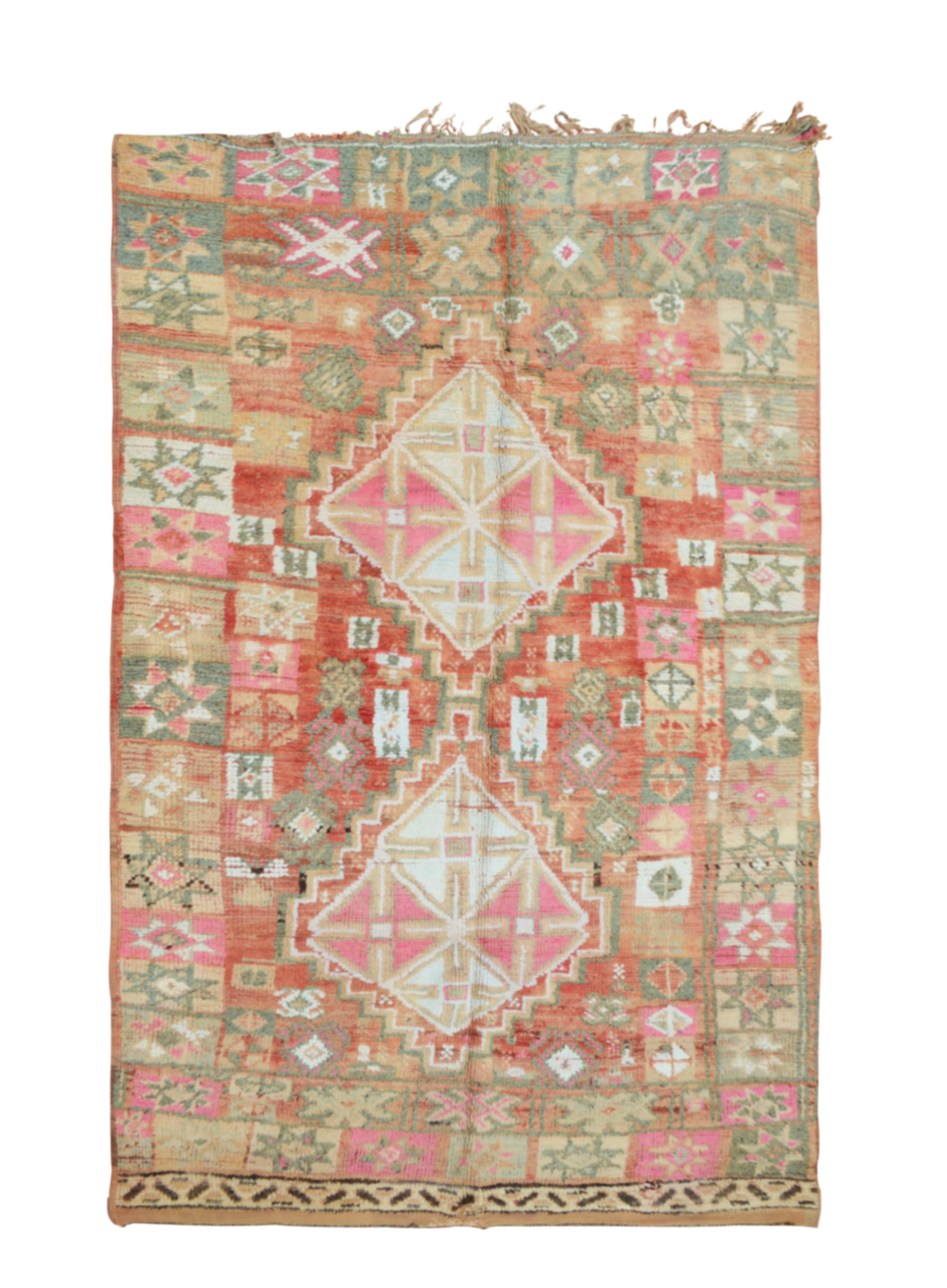 280 cm x 205 cm vintage Boujad rug 
