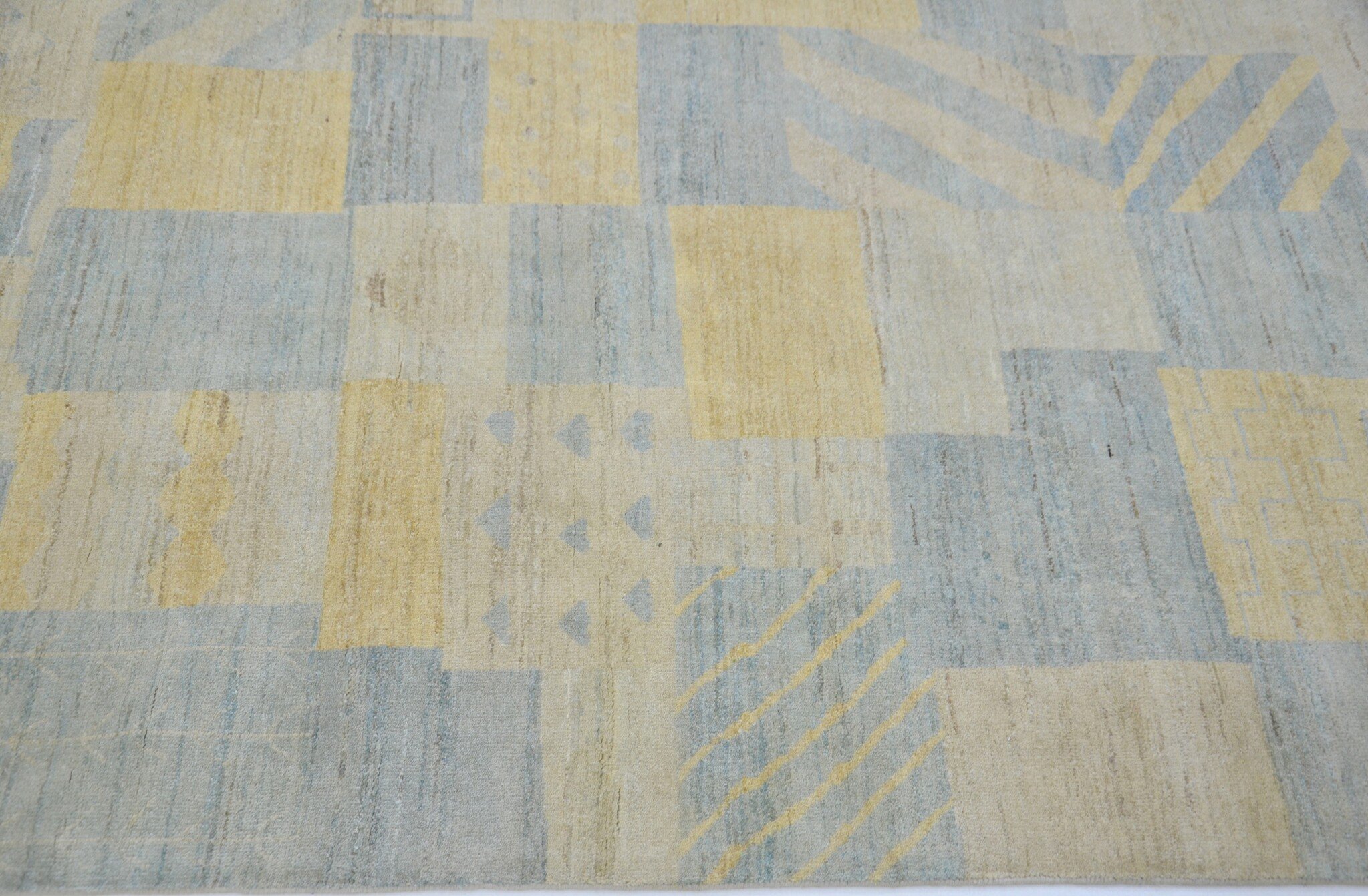 Teppich Gabbeh Wolle –  Beige Grau, 277 X 180 cm 