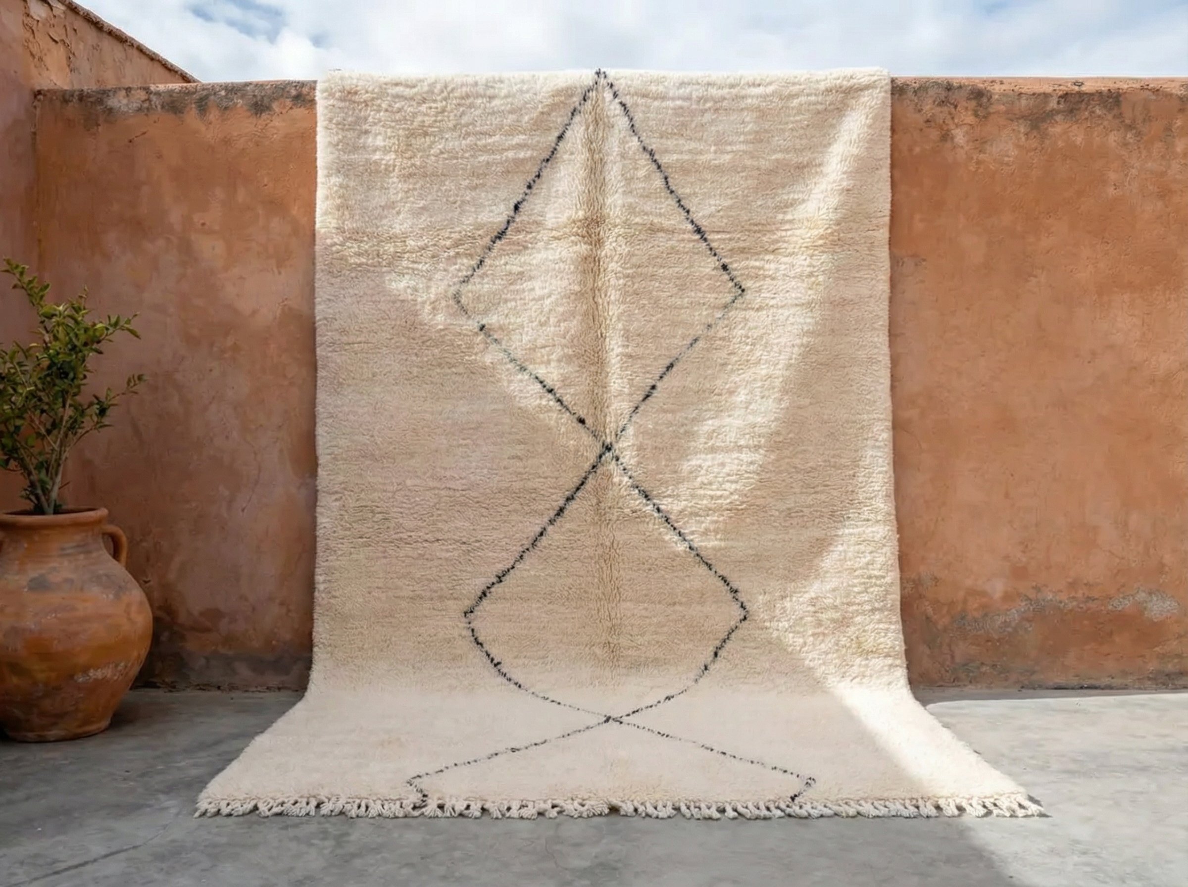 Custom Moroccan Rugs | Handmade Berber Carpets | Beni Ourain Wool Rugs