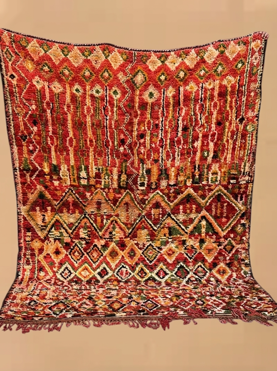 Alter Vintge Teppich  260 x 210 cm – Unikat V8