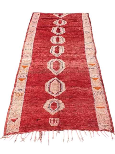 Vintage Berber Teppich   280 x 145 cm – Unikat  V25