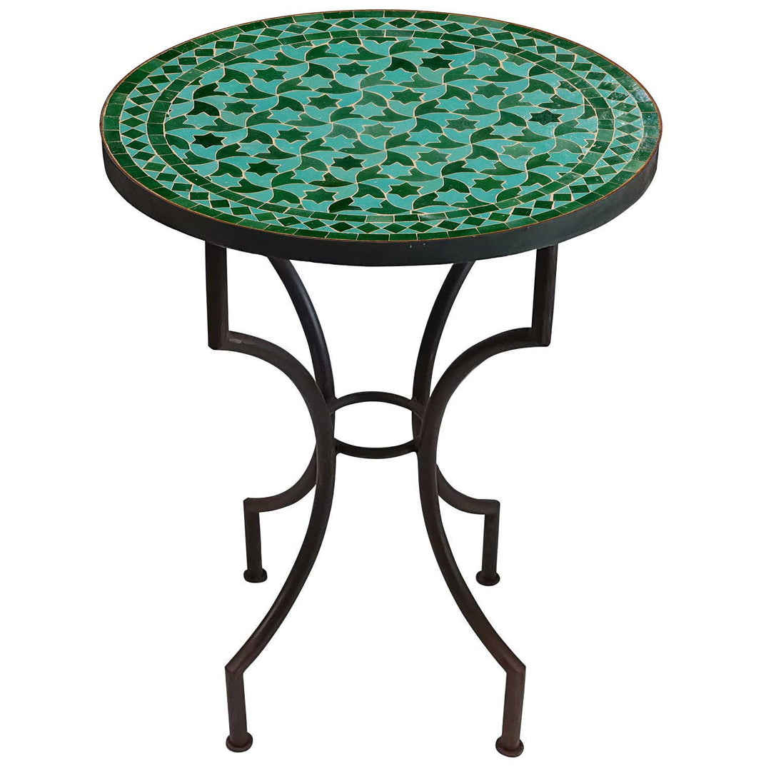 Mosaiktisch Rund Grün Ø 60 cm	  