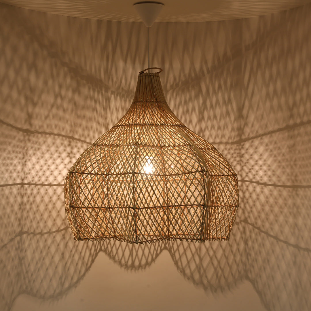 Rattan Deckenleuchte 