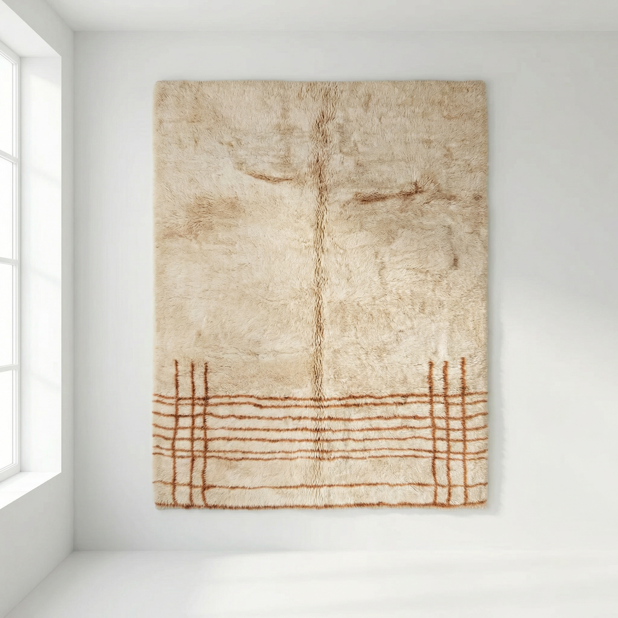 Tapis Beni ourain  Teppich  S 150 x 150  cm 