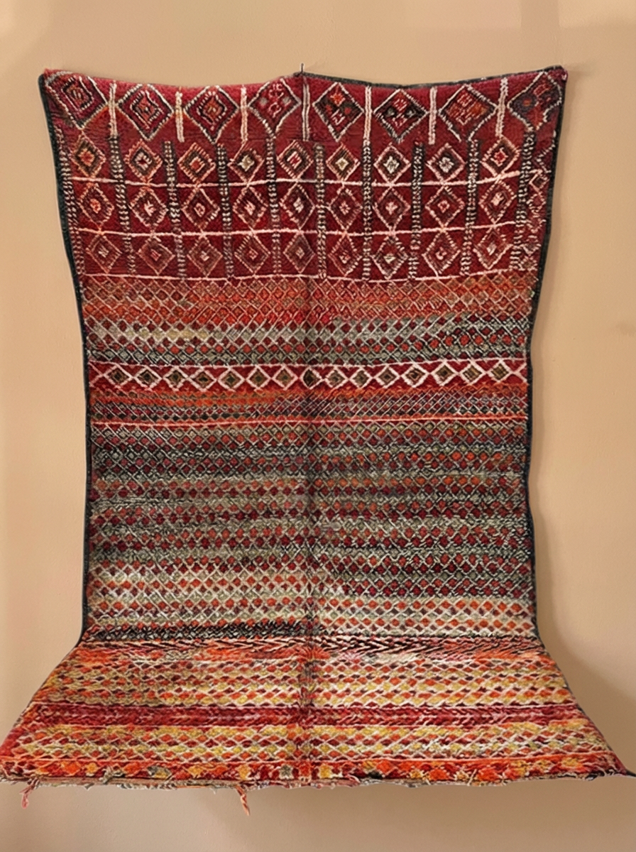 Alter Vintge Teppich  295 x 180 cm – Unikat V7