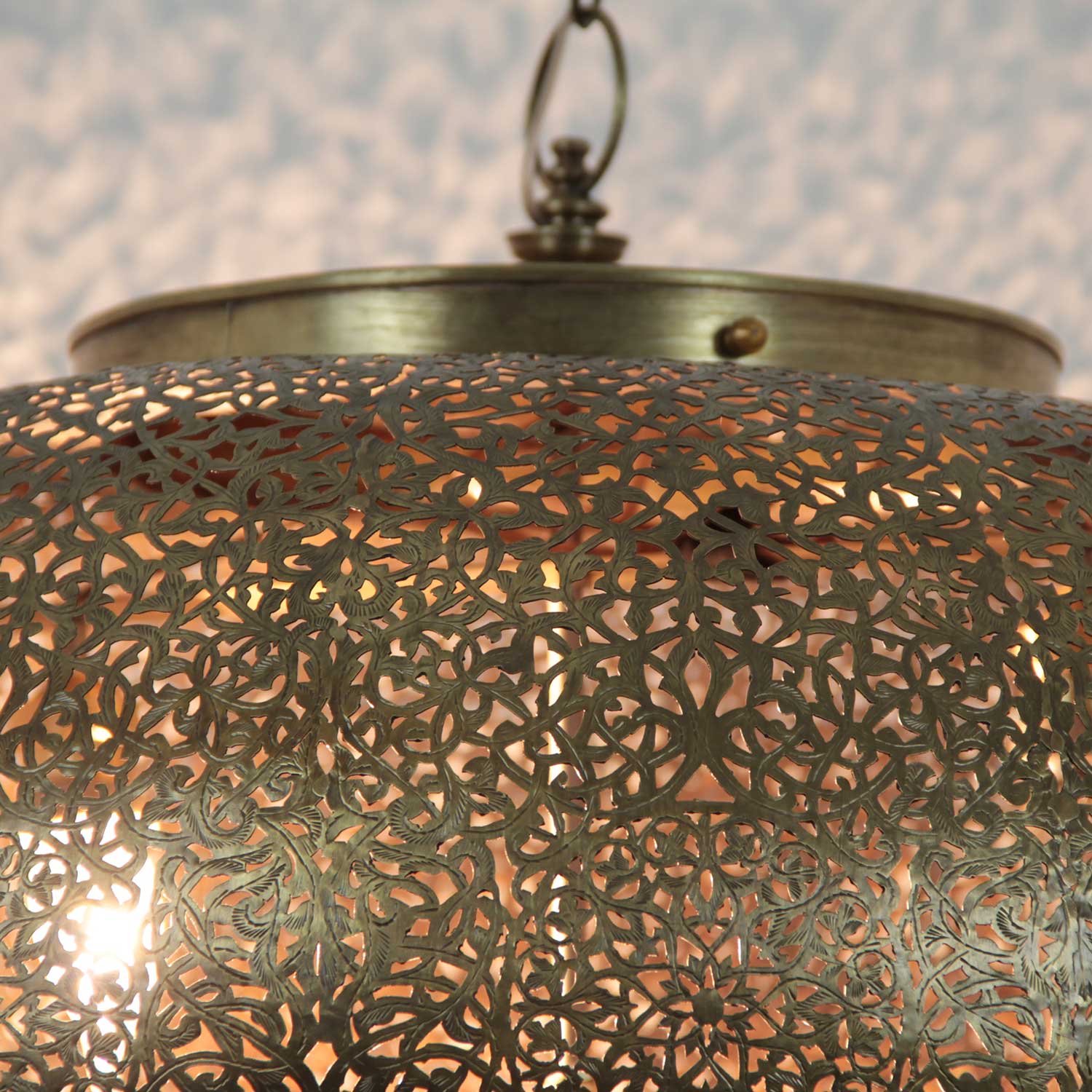 Deckenleuchte Orientalische Lampe Rund unikat