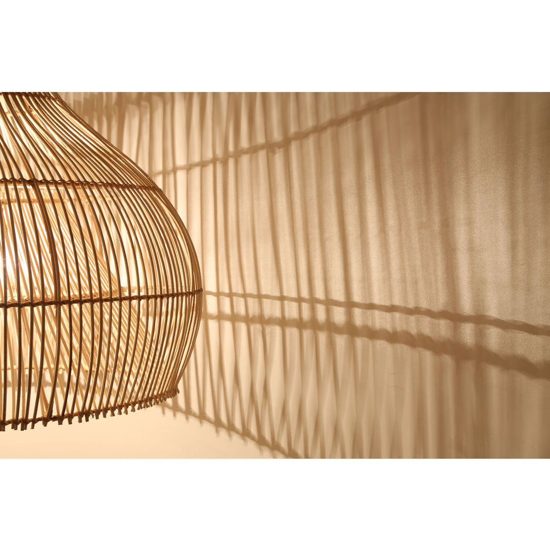 Rattan Lampe 